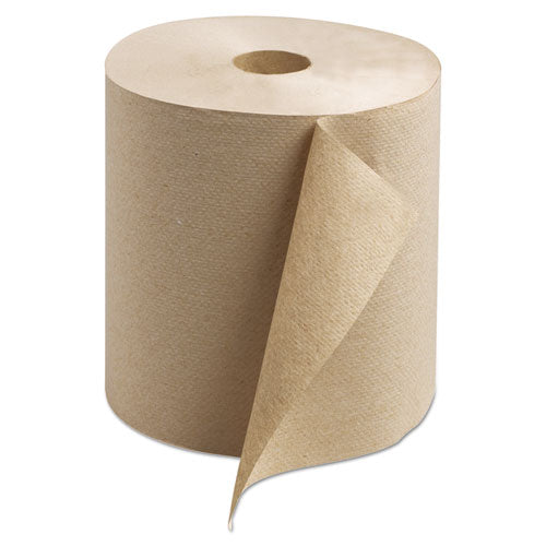 Basic Paper Wiper Roll Towel, 7.68" X 1,150 Ft, White, 4 Rolls-carton