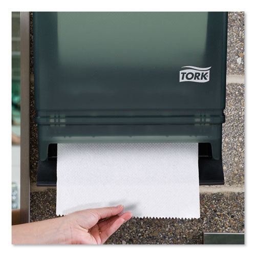 Hand Towel Roll Dispenser Push Bar, 10.5 X 8.75 X 15.75, Smoke-gray