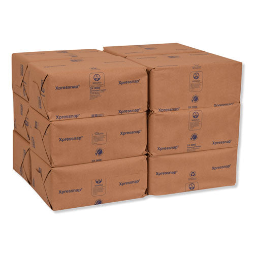 Xpressnap Interfold Dispenser Napkins, 2-ply, Bag-pack, 13 X 8.5, Natural, 500-pack, 12 Packs-carton