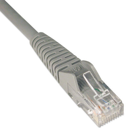 Cat6 Gigabit Snagless Molded Patch Cable, Rj45 (m-m), 7 Ft., Gray