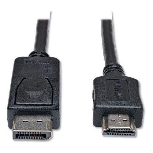 Displayport To Hdmi Cable Adapter (m-m), 10 Ft., Black