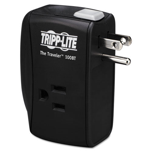 Protect It! Portable Surge Protector, 2 Outlets, Direct Plug-in, 1050 Joules