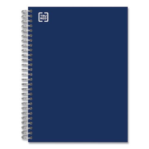Three-subject Twin Wire Notebook, Medium-college Rule, Blue Cover, 9.5 X 5.88, 138 Sheets