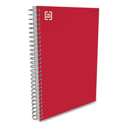 Three-subject Twin Wire Notebook, Medium-college Rule, Red Cover, 9.5 X 5.88, 138 Sheets