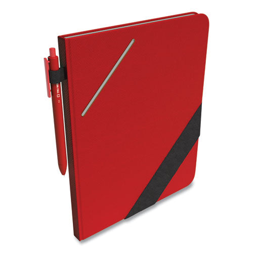 Large Starter Journal, Narrow Rule, Red Cover, 8 X 10, 192 Sheets