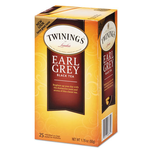 Tea Bags, Earl Grey, 1.76 Oz, 25-box