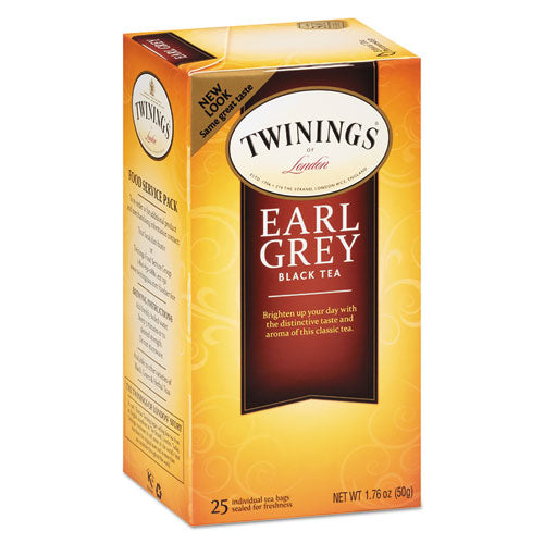 Tea Bags, Earl Grey, 1.76 Oz, 25-box