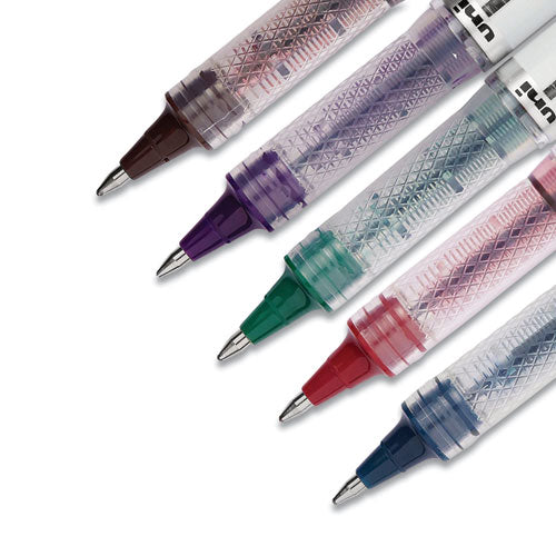 Vision Elite Blx Series Roller Ball Pen, Stick, Bold 0.8 Mm, Assorted Ink And Barrel Colors, 5-pack