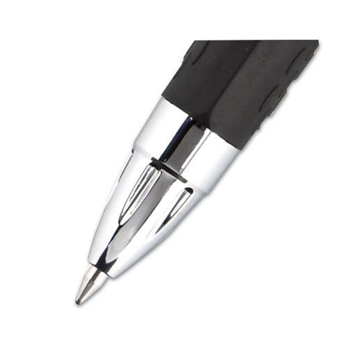 Signo 207 Gel Pen Value Pack, Retractable, Medium 0.7 Mm, Black Ink, Translucent Black Barrel, 36-box
