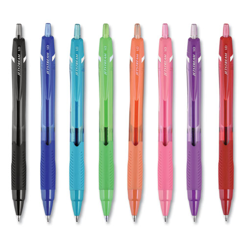 Jetstream Elements Ballpoint Pen, Retractable, Medium 1 Mm, Assorted Ink And Barrel Colors, 6-pack