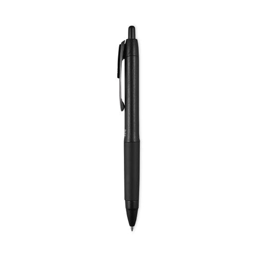 207 Plus+ Gel Pen, Retractable, Medium 0.7 Mm, Black Ink, Black Barrel, 36-pack
