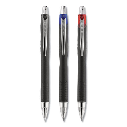 Jetstream Retractable Ballpoint Pen, Bold 1 Mm, Black Ink, Black Barrel