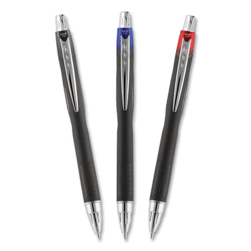 Jetstream Retractable Ballpoint Pen, Bold 1 Mm, Red Ink, Black Barrel