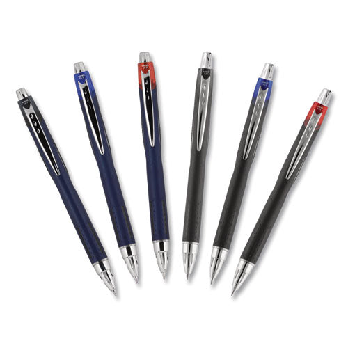 Jetstream Retractable Ballpoint Pen, Bold 1 Mm, Red Ink, Black Barrel