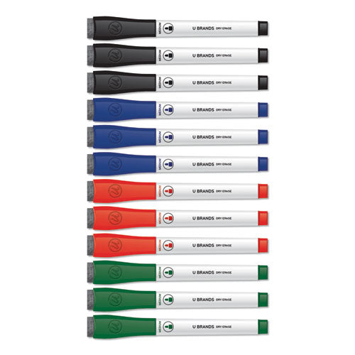 Medium Point Dry Erase Markers, Medium Chisel Tip, Assorted Colors, 10-pack