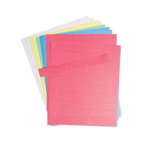 Data Card Replacement Sheet, 8.5 X 11 Sheets, Assorted, 10-pack