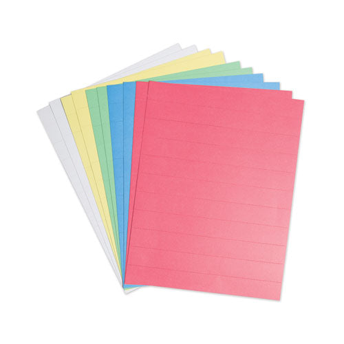 Data Card Replacement Sheet, 8.5 X 11 Sheets, Assorted, 10-pack