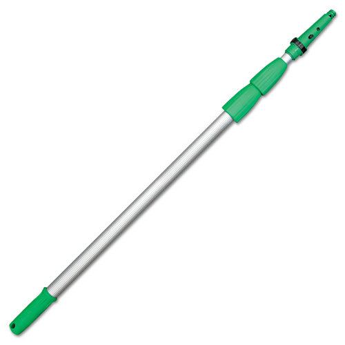 Opti-loc Extension Pole, 20 Ft, Three Sections, Green-silver