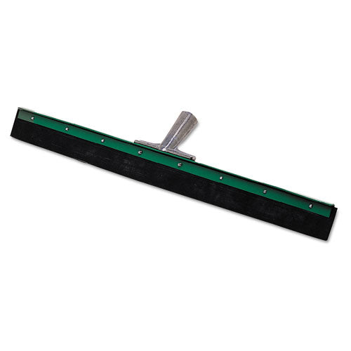 Aquadozer Heavy Duty Floor Squeegee, 18 Inch Blade, Green-black Rubber, Straight