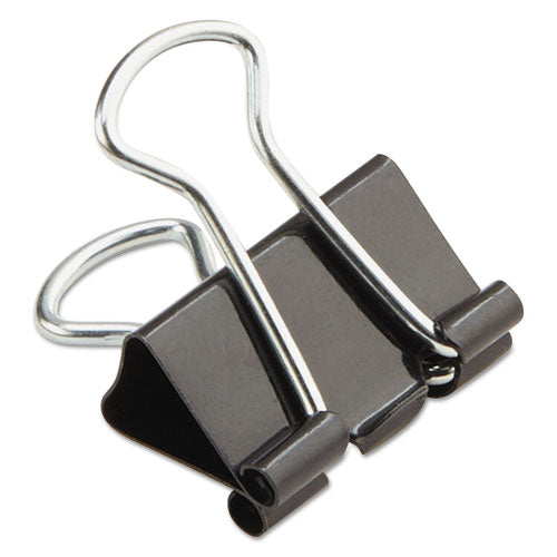 Binder Clips In Zip-seal Bag, Mini, Black-silver, 144-pack