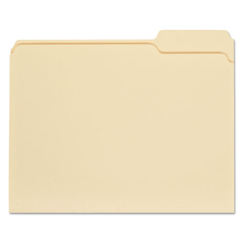Top Tab Manila File Folders, 1-3-cut Tabs, Right Position, Letter Size, 11 Pt. Manila, 100-box