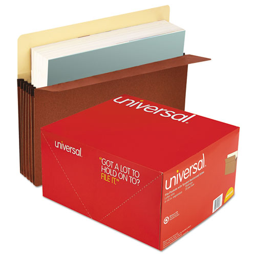 Redrope Expanding File Pockets, 3.5" Expansion, Letter Size, Redrope, 25-box