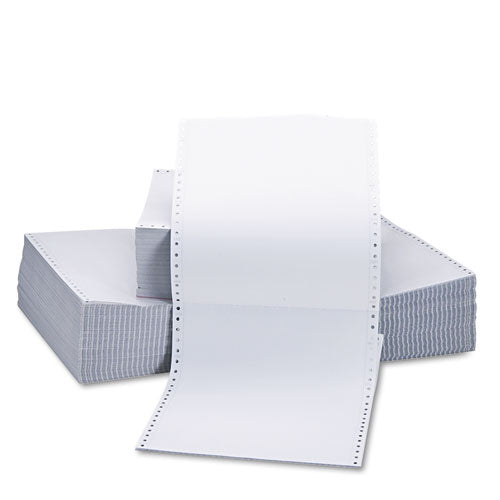 Printout Paper, 2-part, 15 Lb Bond Weight, 9.5 X 11, White, 1,650-carton