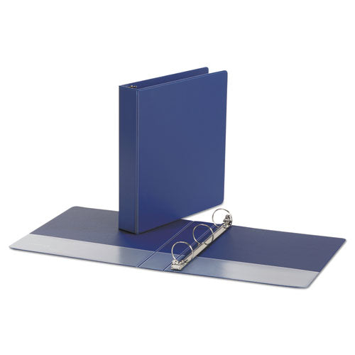 Economy Non-view Round Ring Binder, 3 Rings, 1.5" Capacity, 11 X 8.5, Royal Blue
