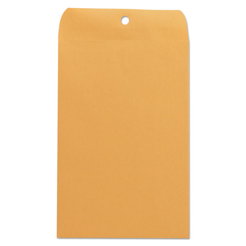 Kraft Clasp Envelope, #55, Square Flap, Clasp-gummed Closure, 6 X 9, Brown Kraft, 100-box