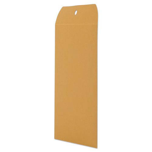 Kraft Clasp Envelope, #55, Square Flap, Clasp-gummed Closure, 6 X 9, Brown Kraft, 100-box