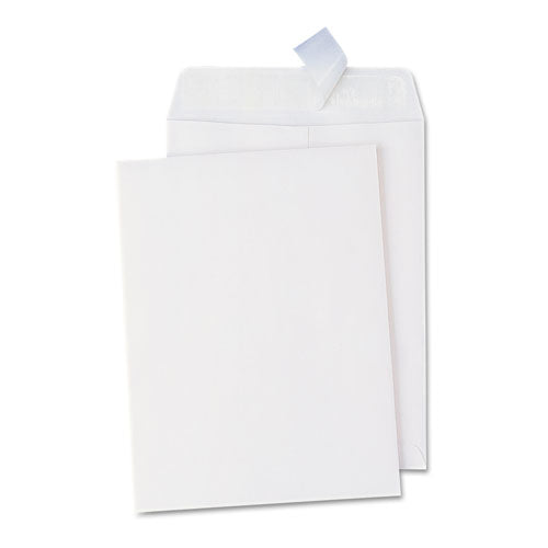 Peel Seal Strip Catalog Envelope, #13 1-2, Square Flap, Self-adhesive Closure, 10 X 13, White, 100-box