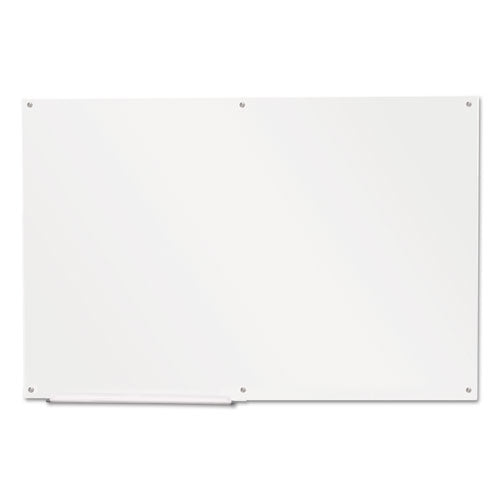 Frameless Glass Marker Board, 72" X 48", White