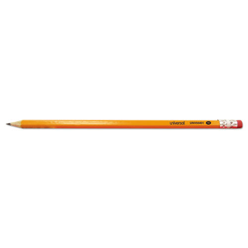 #2 Pre-sharpened Woodcase Pencil, Hb (#2), Black Lead, Yellow Barrel, 24-pack