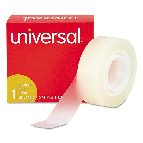 Invisible Tape, 1" Core, 0.75" X 83.33 Ft, Clear, 6-pack