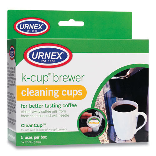 Cleancup Coffee Pod Brewer Cleaning Cups, 0.25 Oz Cup, 5-pack