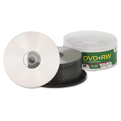 Dvd+rw Discs, 4.7gb, 4x, Spindle, 30-pack