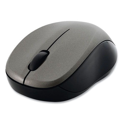 Silent Wireless Blue Led Mouse, 2.4 Ghz Frequency-32.8 Ft Wireless Range, Left-right Hand Use, Graphite