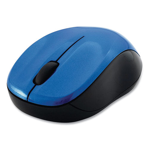 Silent Wireless Blue Led Mouse, 2.4 Ghz Frequency-32.8 Ft Wireless Range, Left-right Hand Use, Blue
