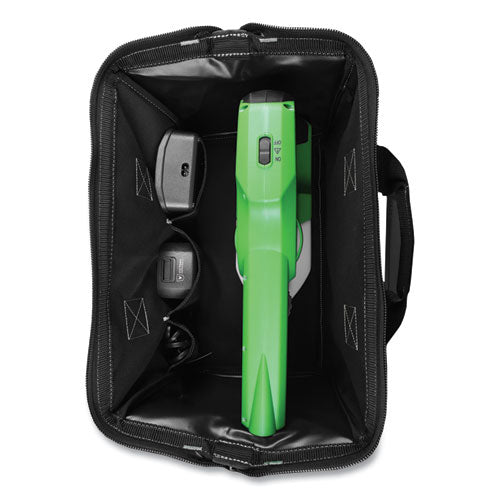 Professional Cordless Electrostatic Handheld Sprayer, 33.8 Oz, 48" Hose, Green-translucent White-black