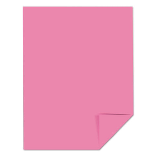 Color Cardstock, 65 Lb, 8.5 X 11, Pulsar Pink, 250-pack