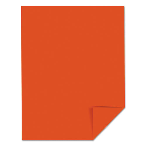 Color Paper, 24 Lb, 8.5 X 11, Orbit Orange, 500 Sheets-ream