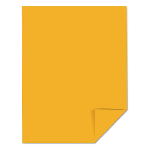 Color Paper, 24 Lb, 8.5 X 11, Galaxy Gold, 500 Sheets-ream