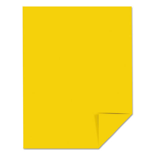 Color Paper, 24 Lb, 8.5 X 11, Sunburst Yellow, 500-ream