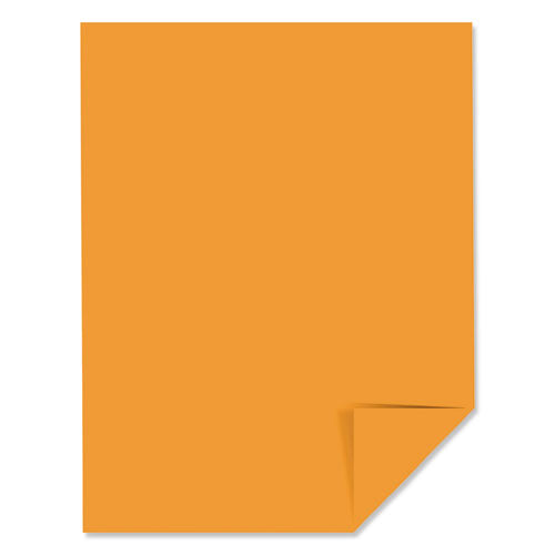 Color Paper, 24 Lb, 8.5 X 11, Cosmic Orange, 500-ream