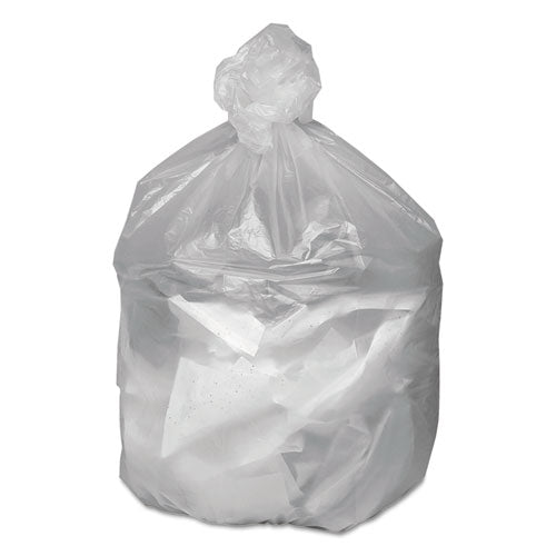 Waste Can Liners, 33 Gal, 9 Microns, 33" X 39", Natural, 500-carton