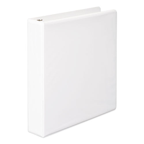 Heavy-duty D-ring View Binder With Extra-durable Hinge, 3 Rings, 1.5" Capacity, 11 X 8.5, White