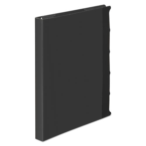 View-tab Presentation Round Ring View Binder With Tabs, 3 Rings, 0.63" Capacity, 11 X 8.5, Black