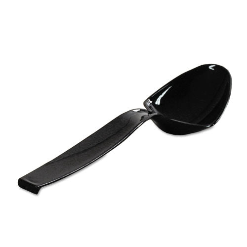 Plastic Spoons, 9 Inches, Black, 144-case