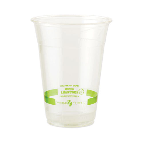 Pla Clear Cold Cups, 20 Oz, Clear, 1,000-carton