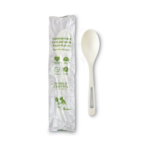 Tpla Compostable Cutlery, Spoon, 6", White, 750-carton